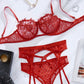 ‘Lady in Red’ - Lingerie Garter Set