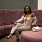 ‘Luxe Me’ Seamless Lace Jumpsuit - White