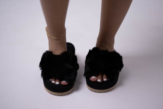 'Royal' Fur Slippers