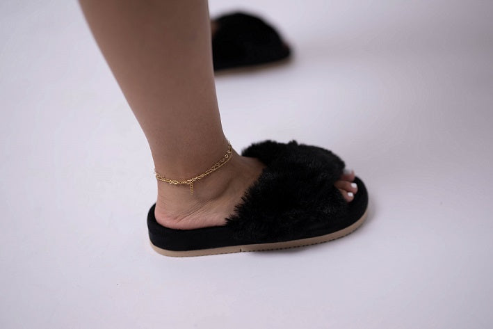 'Royal' Fur Slippers