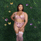 'Pink Esscences' - Lingerie Garter Set
