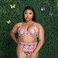 'Pink Esscences' - Lingerie Garter Set